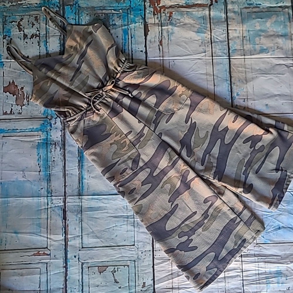 Girls Camo Romper